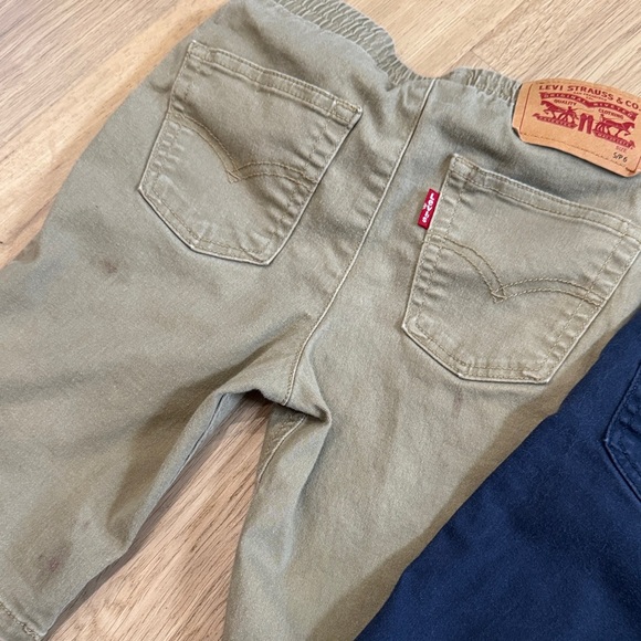 Levi's Kids Black and Tan Shorts Duo - Picture 3 of 8
